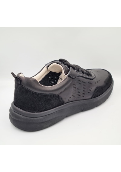 Greyder 34590 Siyah Hakiki Deri Kadın Günlük Casual Sneaker Siyah