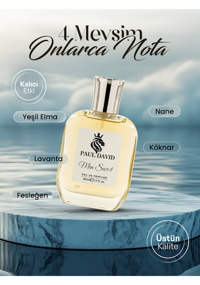 E127 Aromatik Yeşil Edp Parfüm Uzun Süre Kalıcı 50ml Amber