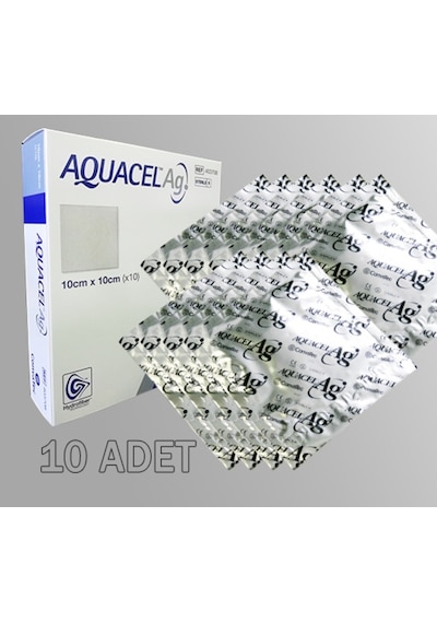 Aquacel Ag Gümüşlü Yara Örtüsü Aquacel Ag (10X10) 10 Adet