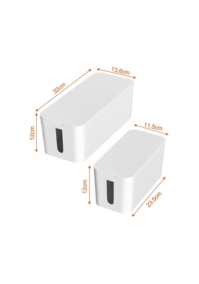 Greentech Kablo Düzenleme Kutusu Beyaz Renk-küçük Boy Gt-pk03