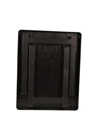 Portatif Plastik Katlanabilir Masa - 40 X 50 Cm Abanoz - Beyaz