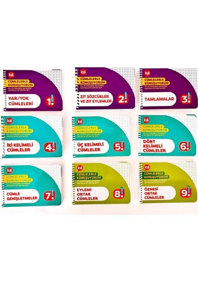 Cümlelerle Konuşuyorum Dil Ve Konuşma Gelişimini Destekleyici Eğitim Seti