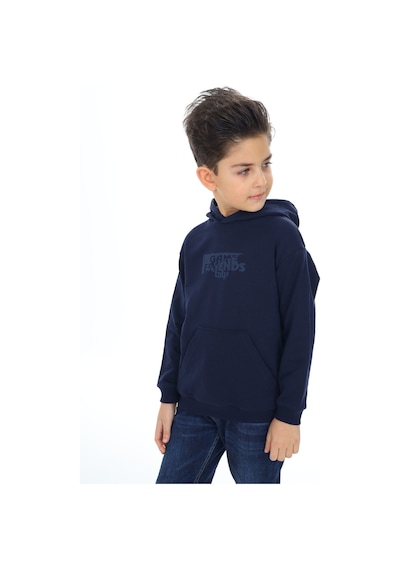 Toontoy Kids Toontoy Erkek Çocuk Relax Fit Kapüşonlu Cepli Düşük Omuz Baskılı Sweatshirt - 2 İplik Lacivert Toontoy Kids Toontoy Erkek Çocuk Relax Fit Kapüşonlu Cepli Düşük Omuz Baskılı Sweatshirt - 2 İplik Lacivert