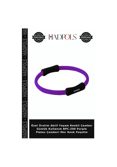 Özel Üretim Aktif Yaşam Renkli Çember Günlük Kullanım Bpc-200 Purple Plates Çemberi Mor Renk Poşette