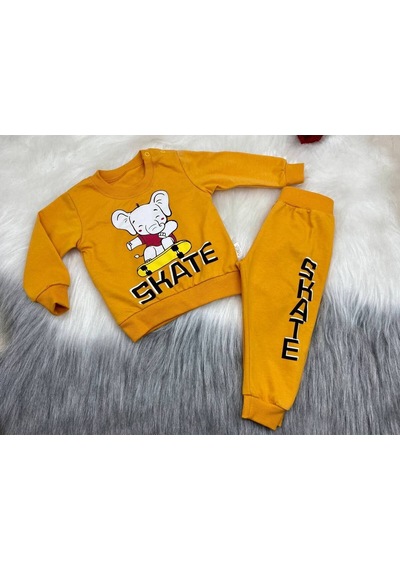 Mj Kids İkili Erkek Çocuk Takımı Hardal