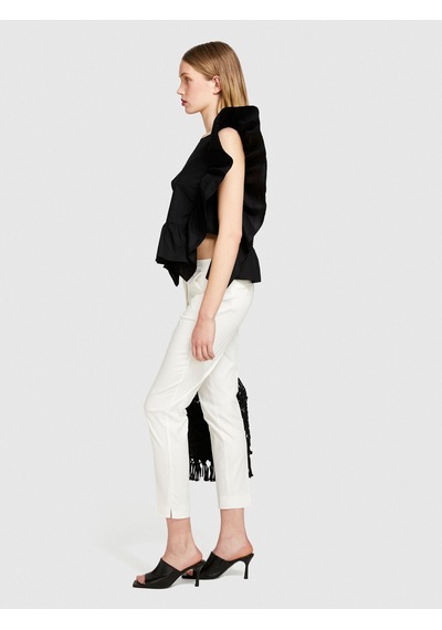 Sisley Trousers Kadın Krem Pantolon - 324p4gv3l5ah6