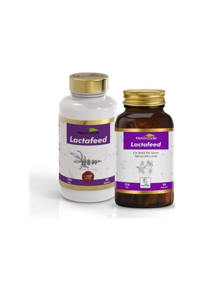 Hekimzade Lactafeed Çin Melek Otu İçeren Takviye Edici Gıda 750mg 90 Kapsül