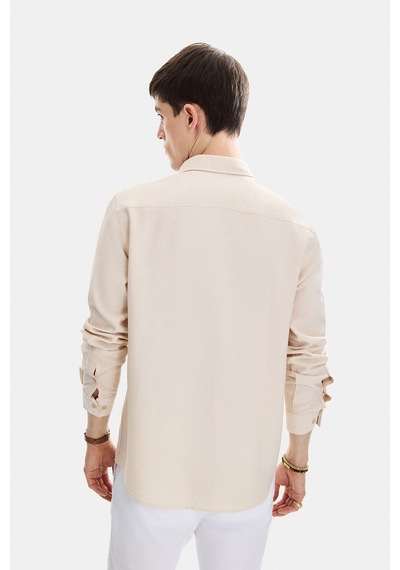 Backandbond Bej Regular Fit Gömlek