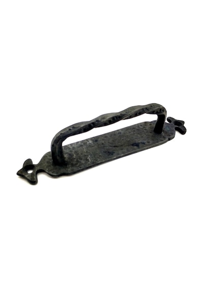 Cntma Antika Tarz Dekoratif Pirinç Burgulu Çekme Kol - 205x33 Mm, Oksit