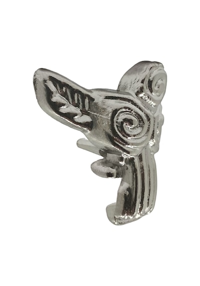 Melek 1.5cm Metal Ayak Çeyiz Ve Hediye Kutusu Mobilya Ayağı 1.5cm Gümüş 2 Adet Gümüş