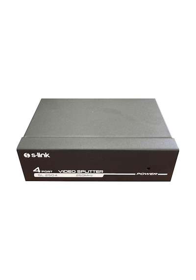 S Link Sl 2504 4'Lü Ekran Vga Coklayıcı 250Mhz