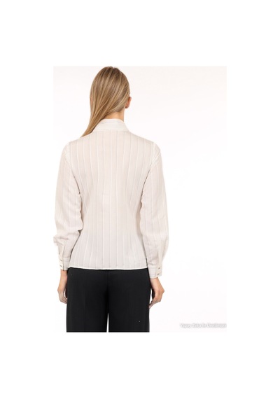 Yargıcı Regular Yarım Balıkçı Yaka Uzun Kol Bluz 26kkbl6011x 002 Beyaz
