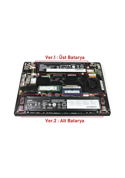Lenovo İle Uyumlu Thinkpad T460s, T470s 00hw022 00hw023 Batarya, Pil Versiyon-2 Alt