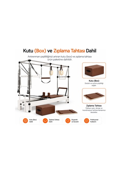 Missidea Core Cadillac Reformer Beyaz-kahverengi
