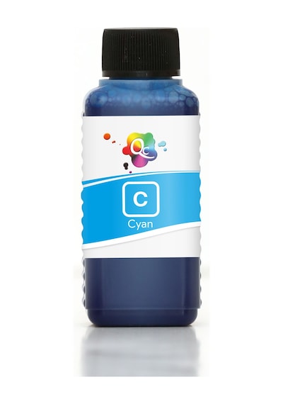 QC Epson WorkForce Pro WF 5620 Uyumlu Yazıcı Mürekkebi 100ml C Cyan Mavi Pigment