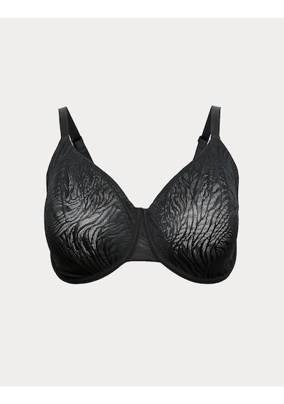 Marks & Spencer Dantel Detaylı Balenli Toparlayıcı Sütyen T33005843 Siyah