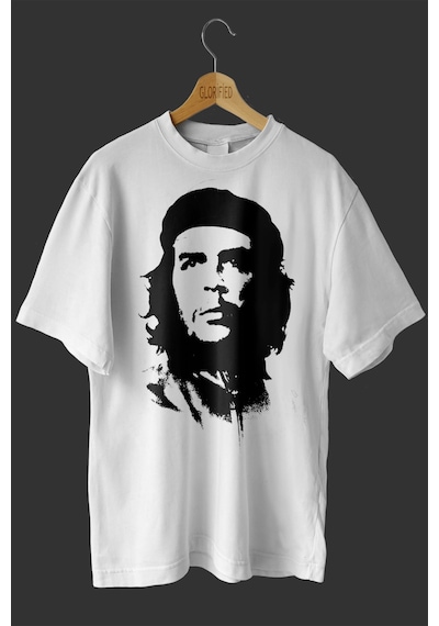 Noıssey -wed Che Guevara Baskılı Oversize T Shirt Beyaz