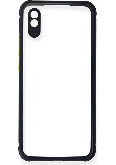 Cosmotex Newface Xiaomi Redmi 9a Kılıf Miami Şeffaf Silikon - Lacivert