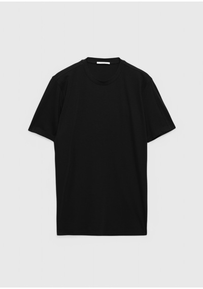 Ramsey Siyah Düz Bisiklet Yaka T-shirt Siyah