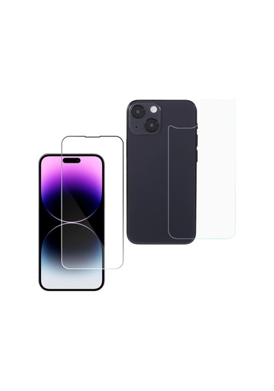 Apple iPhone Uyumlu   14 Plus Ekran Koruyucu Nano 2 Adet Ön Arka