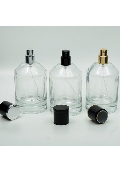 Parfüm Şişesi 100 Ml 3 Adet Silindir Kubbeli Model Kolay Kapama Parfüm Şişesi 100 Ml 3 Adet Silindir Kubbeli Model Kolay Kapama