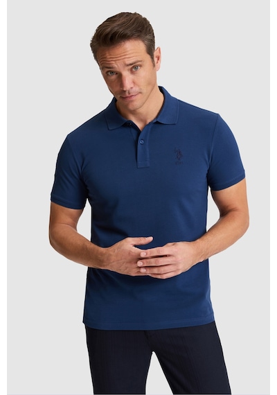 U.s. Polo Assn. Erkek Açık Lacivert Tişört Basic 50326920-vr059