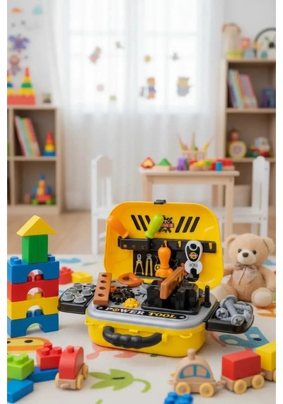 Miniso Lisanslı Çantalı Evcilik Oyunu Tamir Seti İle Eğlenceli Rol Oyunu