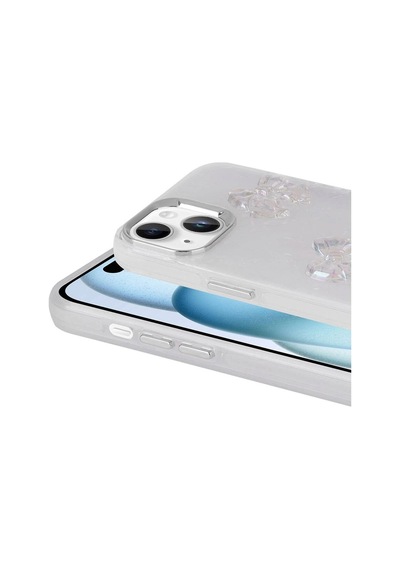 Apple Uyumlu iPhone  15 Kılıf Kabartma Figürlü Parlak Zore Eralli Silikon Kapak