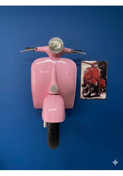 Scooter Motosiklet Duvar Dekoru