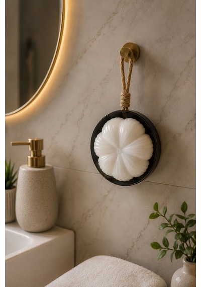 Dekoratif Kokulu Sabun Sarımsak Tasarımlı Mutfak Ve Banyo Süsü Beyaz - 937706261 Beyaz