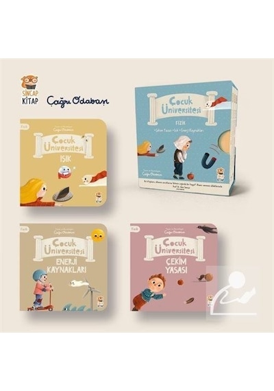 Sincap Kitap Çocuk Üniversitesi Fizik Seti 3 Kitap / Çağrı Odabaşı