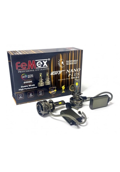 Gt Nano Plus H7 Led Xenon 160w 25000 Lumen