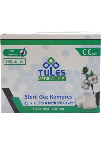 Tules Steril Gaz Kompres 7.5 x 7.5 CM