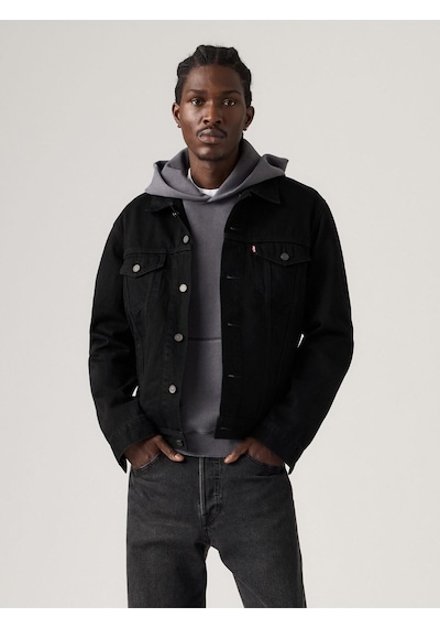 Levi's Erkek Siyah Trucker Kot Ceket 72334-0797-13086 Siyah