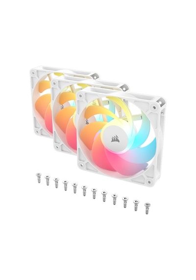 Corsaır Rs Serisi Rs120 Reverse Argb Beyaz 120mm Pwm 3'lü Fan Kiti-co-9050197-ww