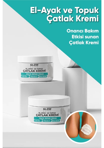 Glow Whıte %10 Üreli El, Ayak Ve Topuk Kremi Yoğun Nem Ve Onarıcı Bakım 100 Ml