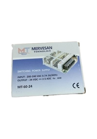 Mervesan Mt-60-24 60w 24v 2.5a Metal Kasa Adaptör