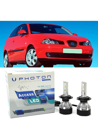 Seat İbiza Led Xenon Uzun Far Ampulü H3 Access Yeni Seri Beyaz 2003-2009