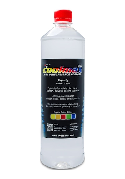 Srf Coolmax Bilgisayar Soğutma Sıvısı 1000ML Kristal Transpar