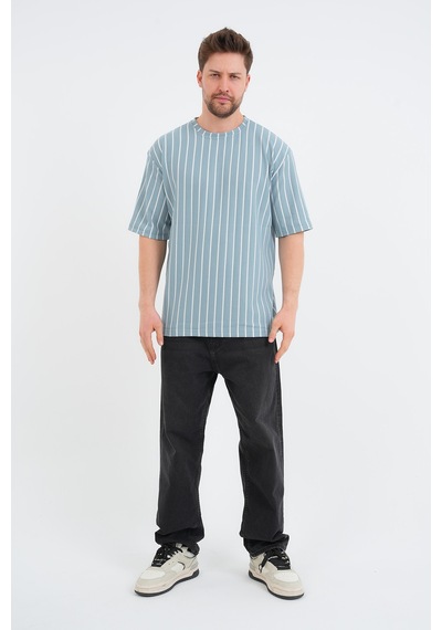 Redline Shift Erkek Oversize Tişört Mavı