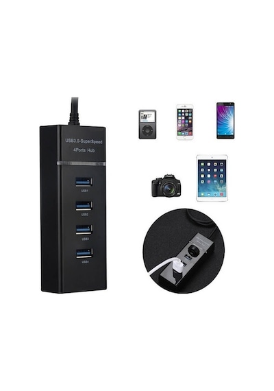 Usb 3.1 Type-C Çoklayıcı - 4 Port Usb 3.0 Hub - Type C To Usb 3.0 (519132659)