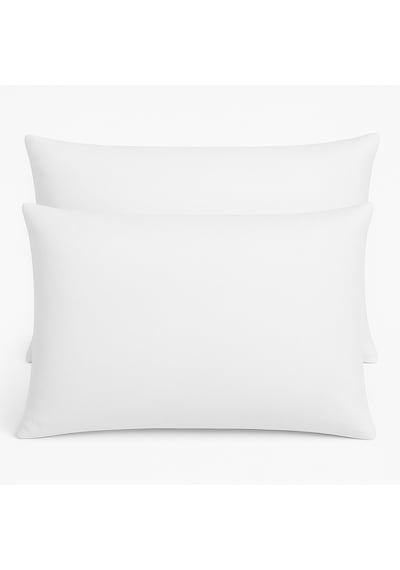 Ev Ve Otel Kullanımına Uygun Fermuarlı Beyaz Yastık Astarı 10'lu Paket 50x70 Cm Beyaz