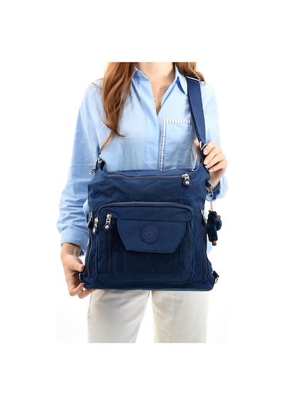 Ultra Hafif Hem Sırt Hem Omuz Kadın Çantası Laci Model: 571-5b - Lacivert