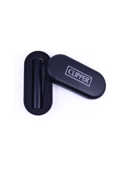 Clipper Özel Kutusunda Metal Çakmak - Siyah