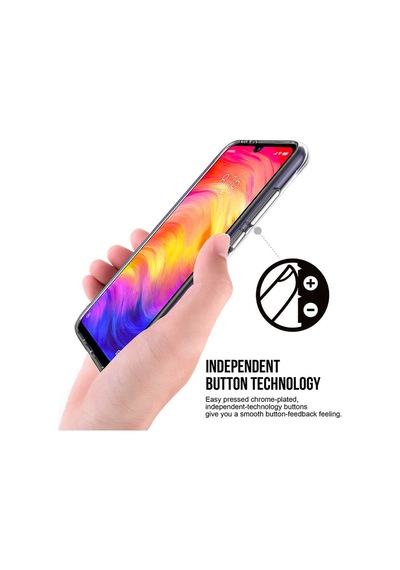 Xiaomi Redmi Note 7 Kilif Seffaf Sararmaz Gard Silikon 392478162