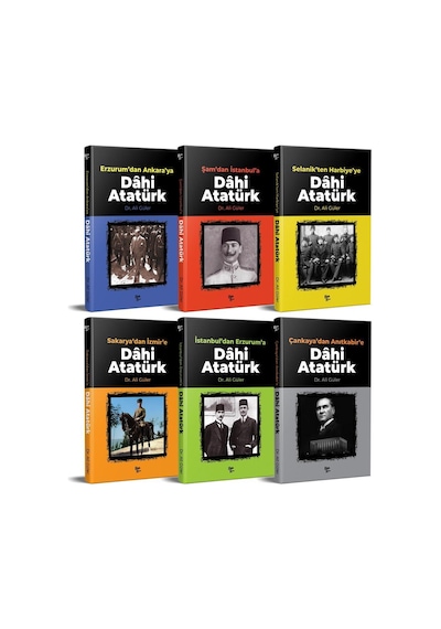 Dahi Atatürk Seti - 6 Kitap Takım- Halk Kitabevi