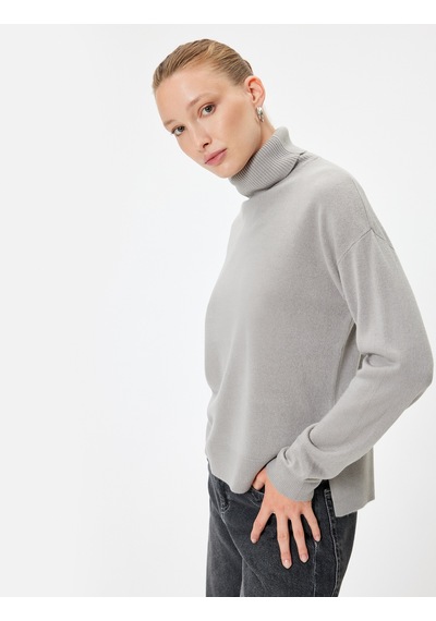 Koton Basic Triko Boğazlı Kazak Uzun Kollu Yumuşak Dokulu Gri Melanj 5wak90305ht GRİ MELANJ Gri Melanj Koton Basic Triko Boğazlı Kazak Uzun Kollu Yumuşak Dokulu Gri Melanj 5wak90305ht GRİ MELANJ Gri Melanj