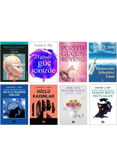 Louise L. Hay Düşünce Gücüyle Tedavi Seti 8 Kitap
