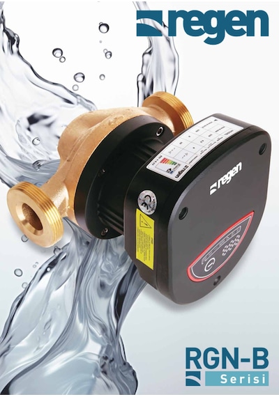 Regen Rgn-b 32/10 Bronz 150 Watt Frekans Konvertörlü Sirkülasyon Pompası 2" - 1 1/4" 8 M3 Debi - 10 Mss Basınç