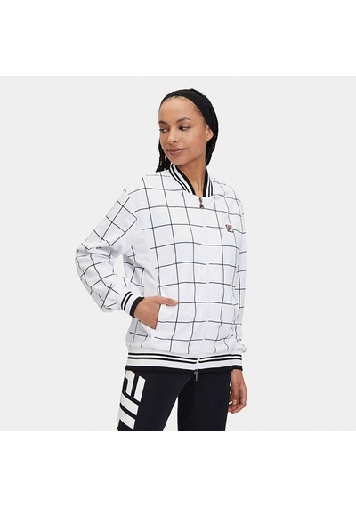 Beyaz - Siyah Fila Mont Check Allover Print Su411118 Beyaz - Siyah